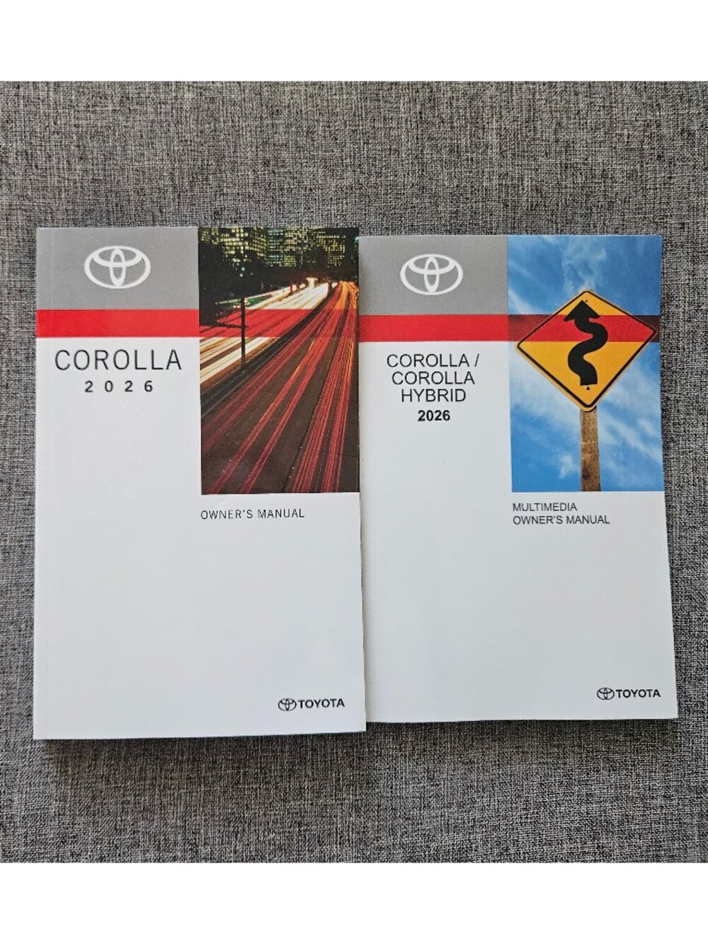 2026 TOYOTA COROLLA Owner's Manual & Multimedia